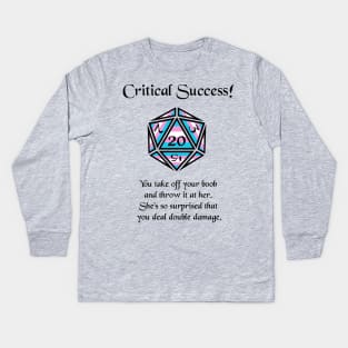 Trans Pride Critical Success Kids Long Sleeve T-Shirt